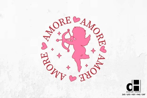 Amore – Valentine Cupid Amore SVG PNG