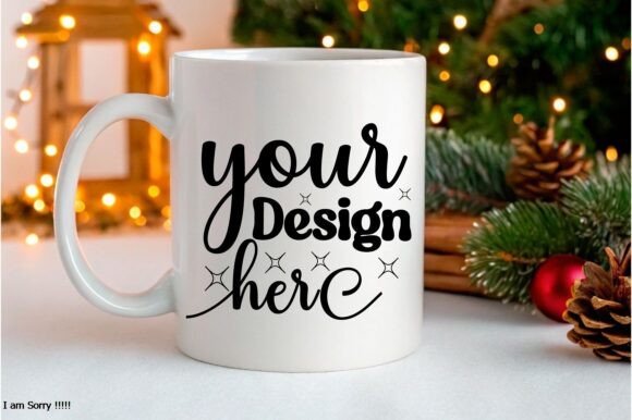 Christmas Mug Mockup Jpg Mockup