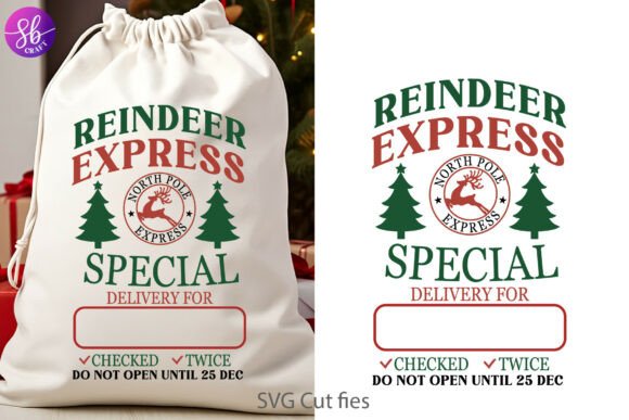 Christmas Santa Sack Svg