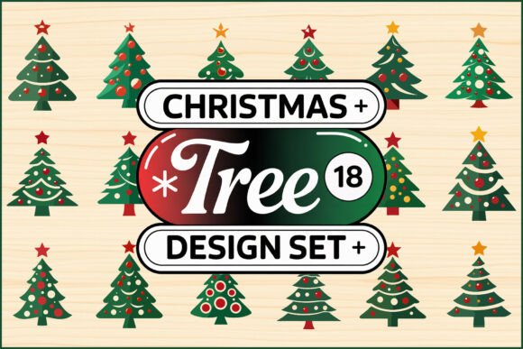 Christmas Tree SVG Design Set