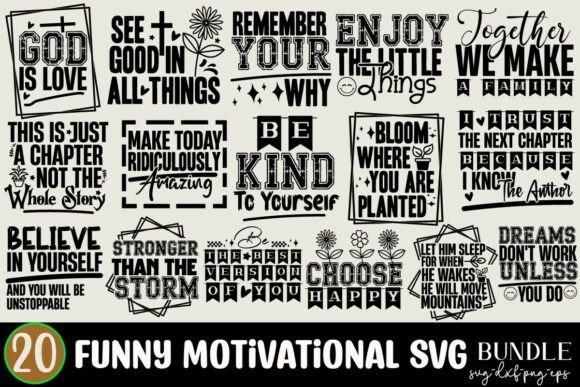 Crafts Funny Motivational SVG Bundle