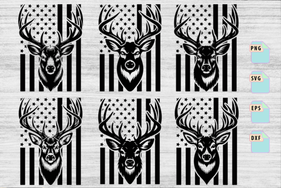 Deer Flag Svg Deer Hunting Svg Bundle