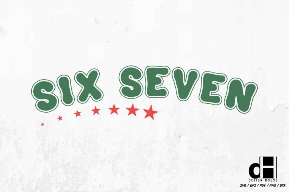 Funny Christmas 67, Six Seven SVG PNG