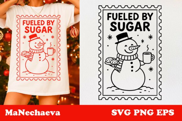 Funny Snowman Christmas SVG