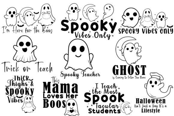 Halloween SVG, Boo SVG Boo Design Bundle