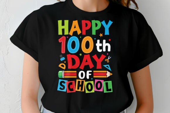 Happy 100th Day of School SVG T-shirt