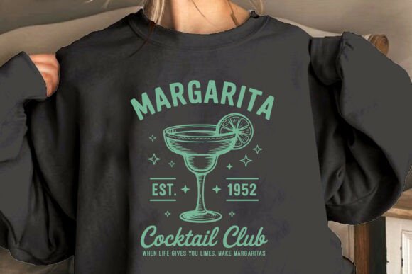 Margarita Cocktail Club SVG Design