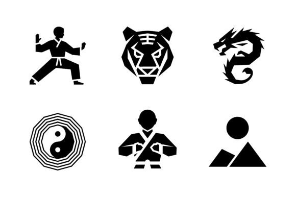 Martial Arts SVG Bundle Icon Set
