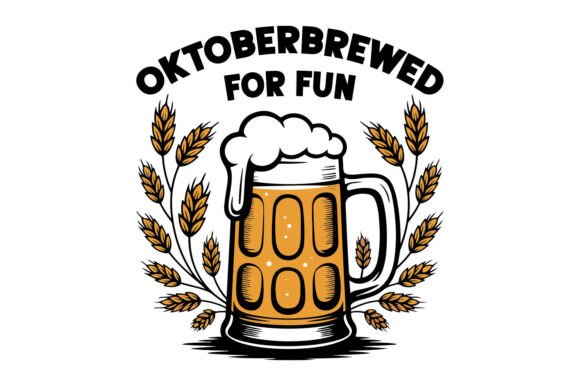 Oktoberbrewed for Fun SVG Graphic Design
