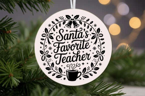 Santa’s Favorite Teacher SVG