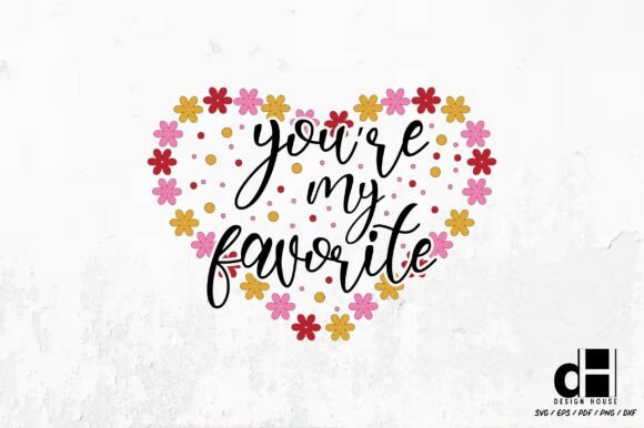 Valentines Heart Shape Flower SVG PNG